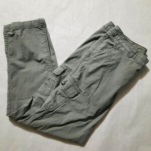 Eddie Bauer Cargo Pants Gray-Green - Size 10